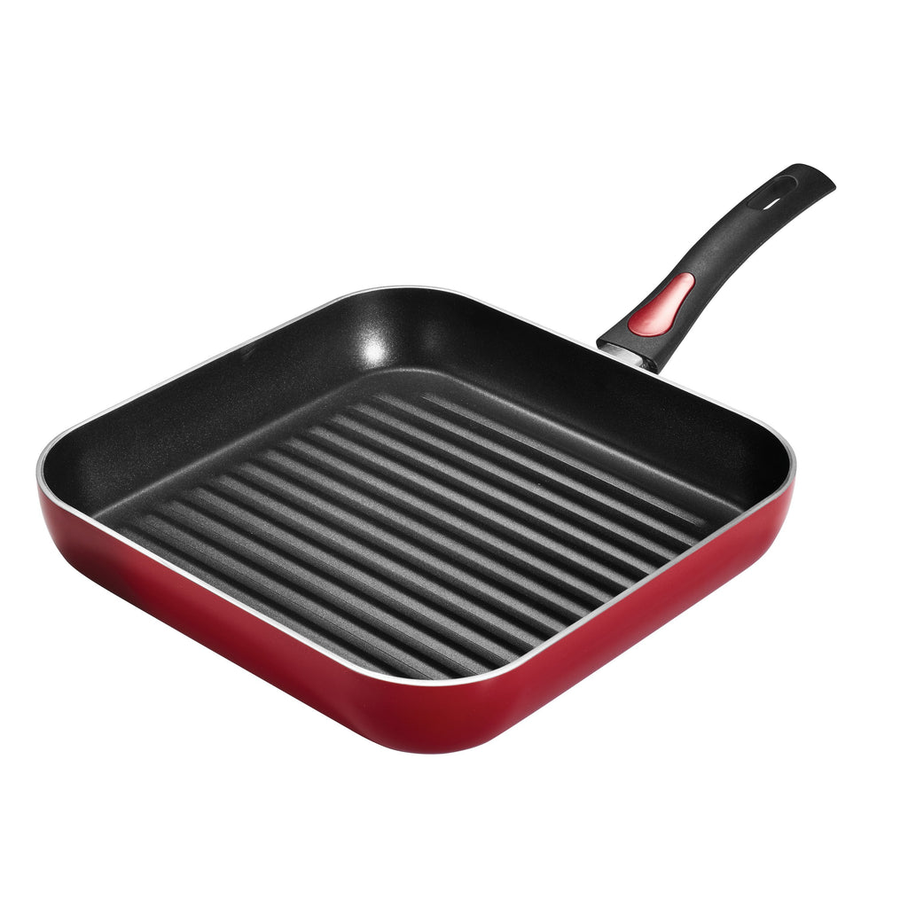 11 in EveryDay Red Nonstick Square Grill Pan