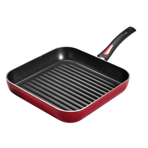11 in EveryDay Red Nonstick Square Grill Pan