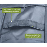 Heavy-Duty Barbecue Gray 4-5 Burner Gas Grill Cover - UV Protected, Wind and Water Resistant